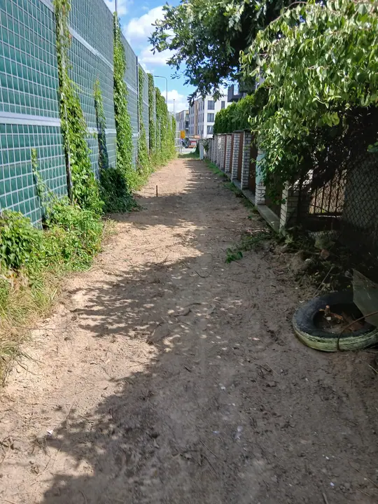 Uporządkowany teren po wykonaniu prac